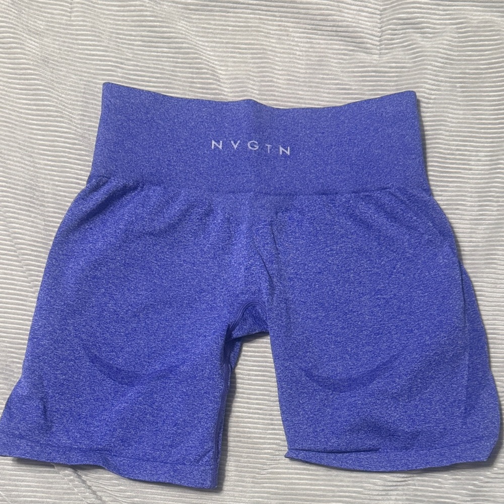 NVGTN Women's Vibrant Blue Bike Shorts